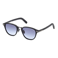 Tom Ford Tom Ford Sunglasses Square Full Rim, Shiny Grey Frame and Roviex Lens FT1049-D20J