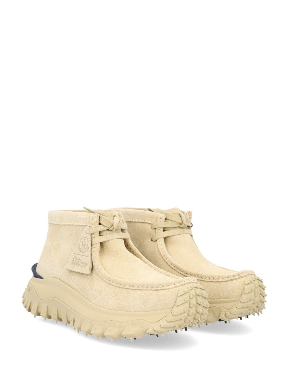 Moncler Men Moncler + Clarks Originals Trailgrip Wallabee Gtx Suede Boots