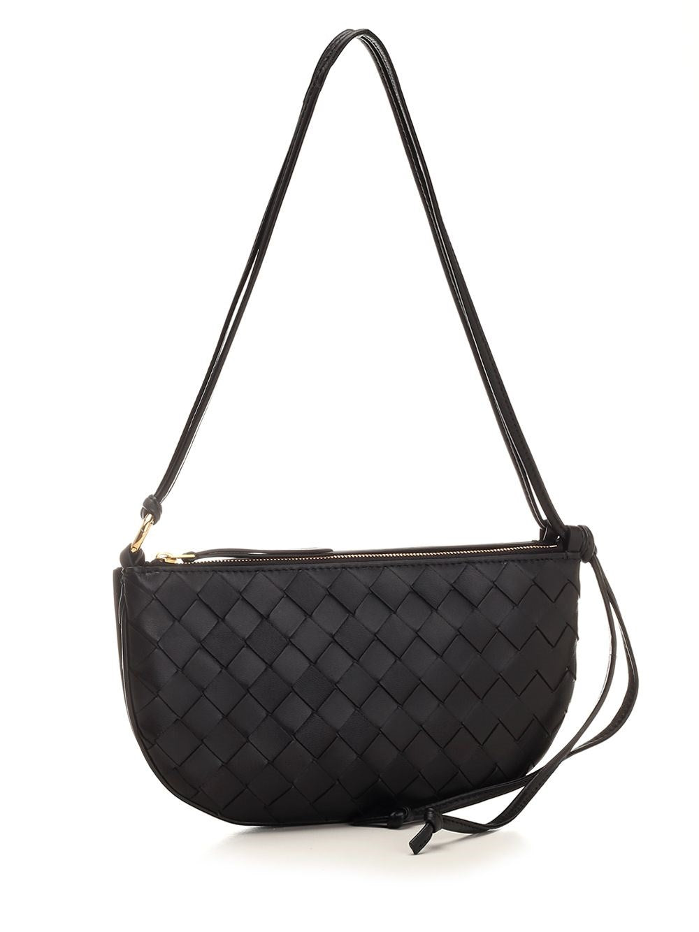 Bottega Veneta Women Gemelli Double Pouch Intrecciato Black