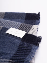 Brunello cucinelli Brunello Cucinelli Men Wool And Cashmere Check Scarf