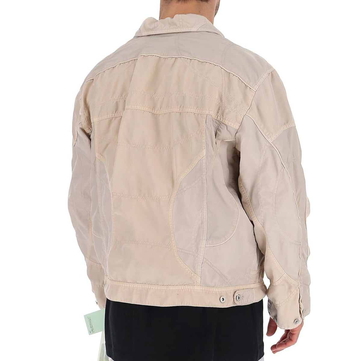 Off-White Logo Windbreaker Bomber Jacket Men
