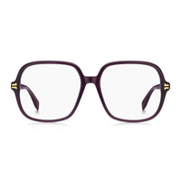 Marc Jacobs Eyeglasses Square Full Rim, Violet Frame and Clear Demo Lenses Lens MJ10980B3V00