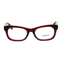 Burberry Eyeglasses Rectangle Full Rim, Black Frame and Clear Demo Lenses Lens BE24223001