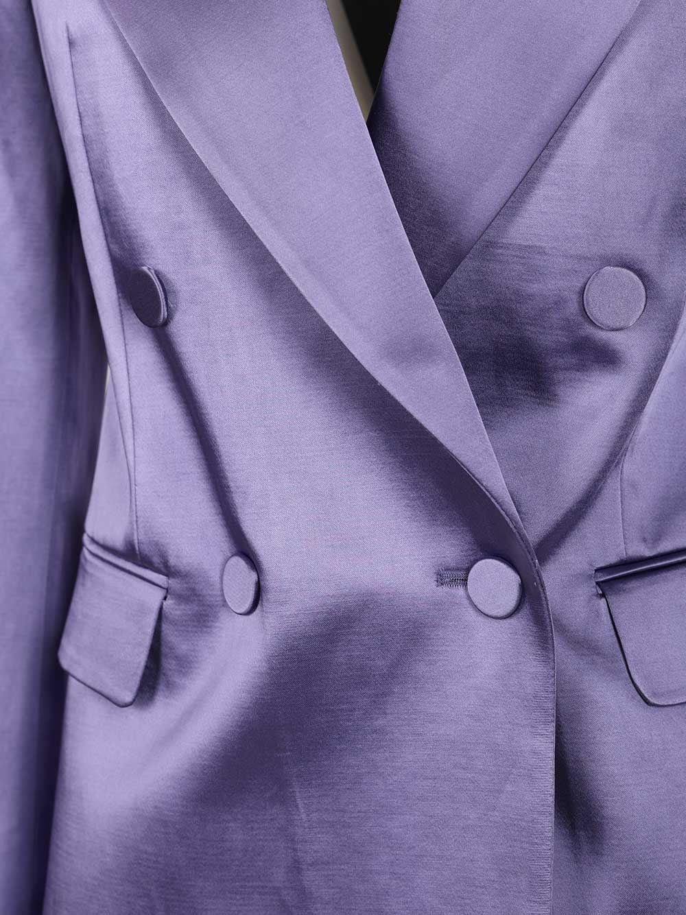 Dries Van Noten Women Blazer In Shiny Satin