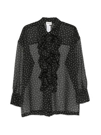 P.a.r.o.s.h. P.A.R.O.S.H. Women Shirt With Stars And Ruffles