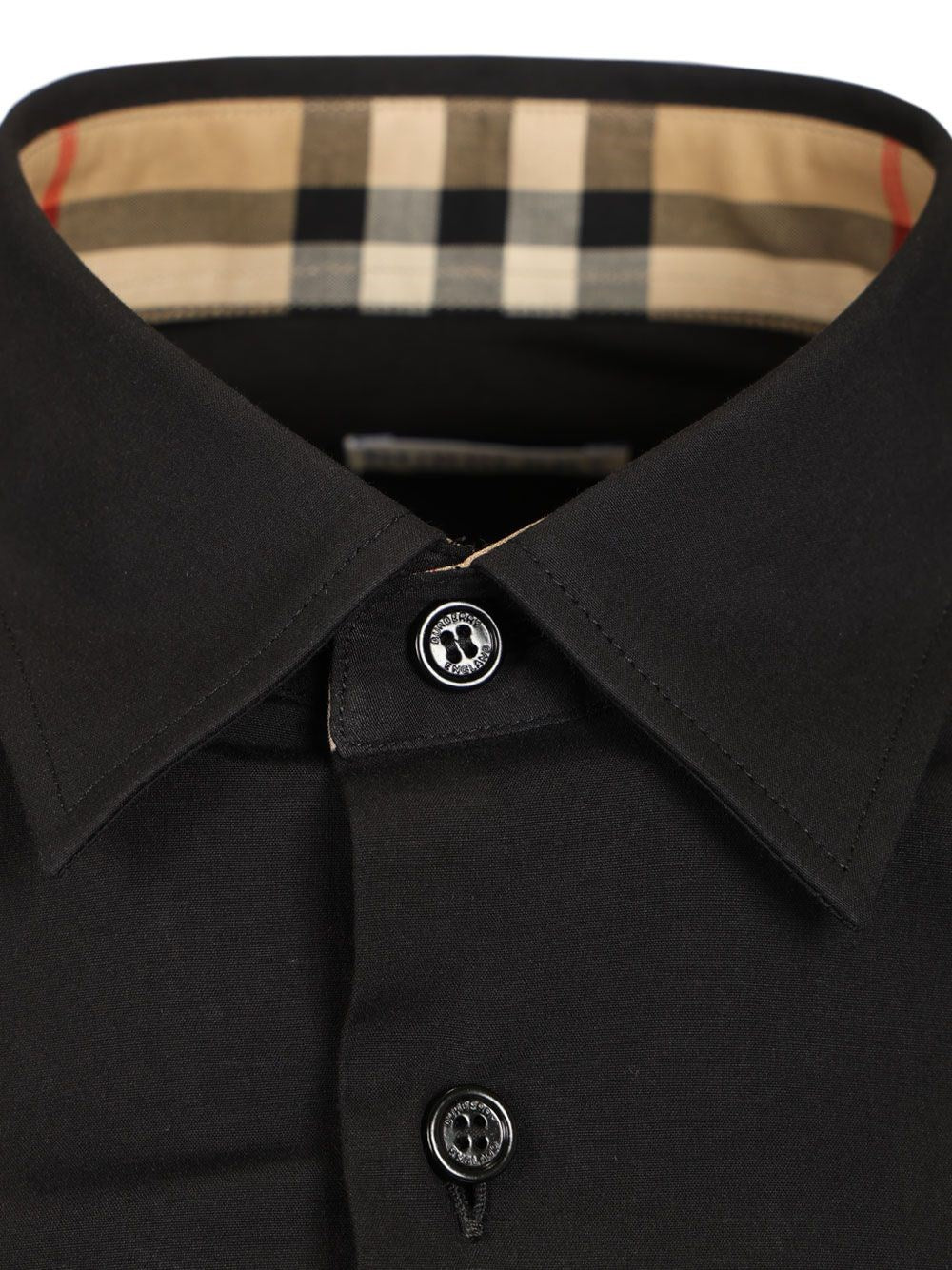 Burberry Burberry Men Slim Fit Shirt In Stretch Cotton