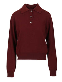 Maison Margiela Women Wool Polo Shirt