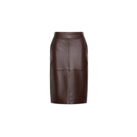 Max Mara Studio Max Mara Studio Timore Leather Pencil Skirt Women