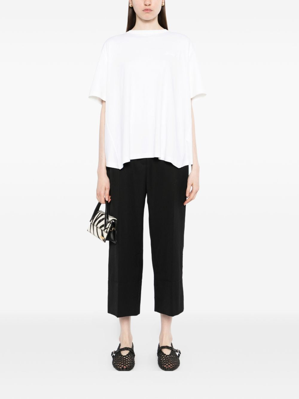 Jacquemus Women Cotton And Silk T-Shirt
