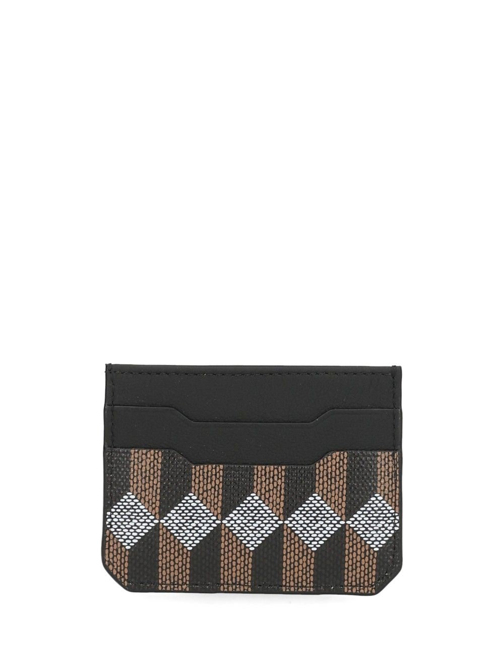 Au Depart Women Printed Leather Card Holder