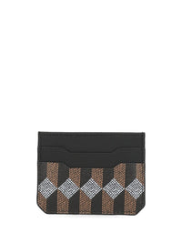 Au Depart Women Printed Leather Card Holder