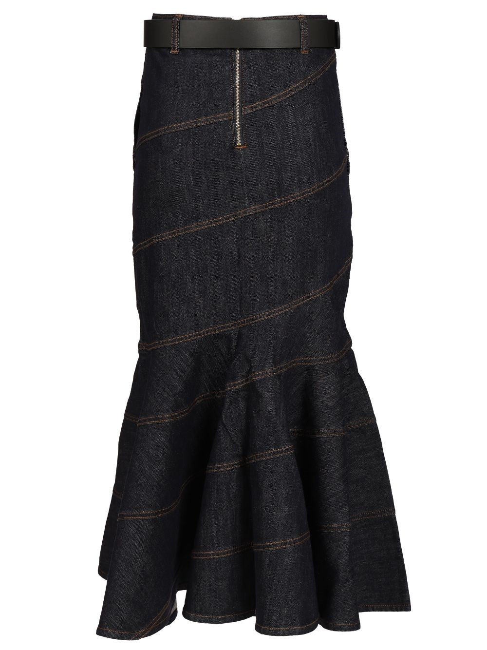 Self-portrait Self-Portrait Women Midi Skirt With Belt