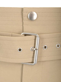 Bottega Veneta Women High-Waisted Trousers With Cotton Belt