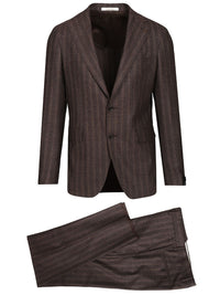 Tagliatore Men Single-Breasted Suit In Super 110S Wool