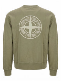 Stone Island Men Organic Cotton Fleece Sweatshirt