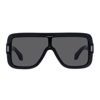 Salvatore Ferragamo Salvatore Ferragamo Sunglasses Shield Full Rim, Black Frame and Smoke Lens SF2061SE001