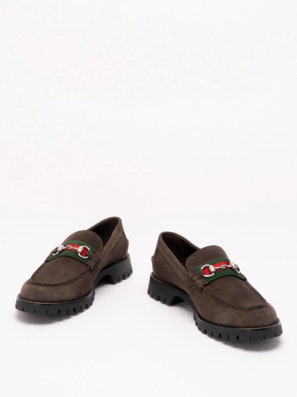 Gucci Gucci Men Loafers With Horsebit And Lug Sole