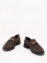 Gucci Gucci Men Loafers With Horsebit And Lug Sole