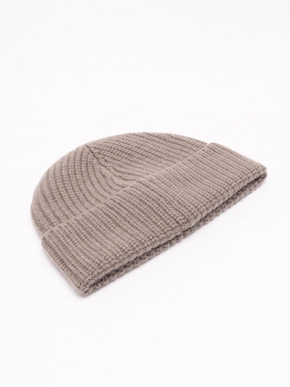 Brunello Cucinelli Men Cashmere English Rib Knit Beanie