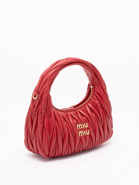 Miu miu Miu Miu Women `Wander` Matelassé Leather Hobo Bag