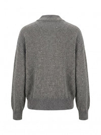 Brunello cucinelli Brunello Cucinelli Women Ribbed Collar Cardigan