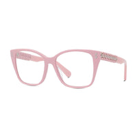 Stella McCartney Eyeglasses Square Full Rim, Dark Havana Frame and Clear Demo Lens Lens SC50027I052