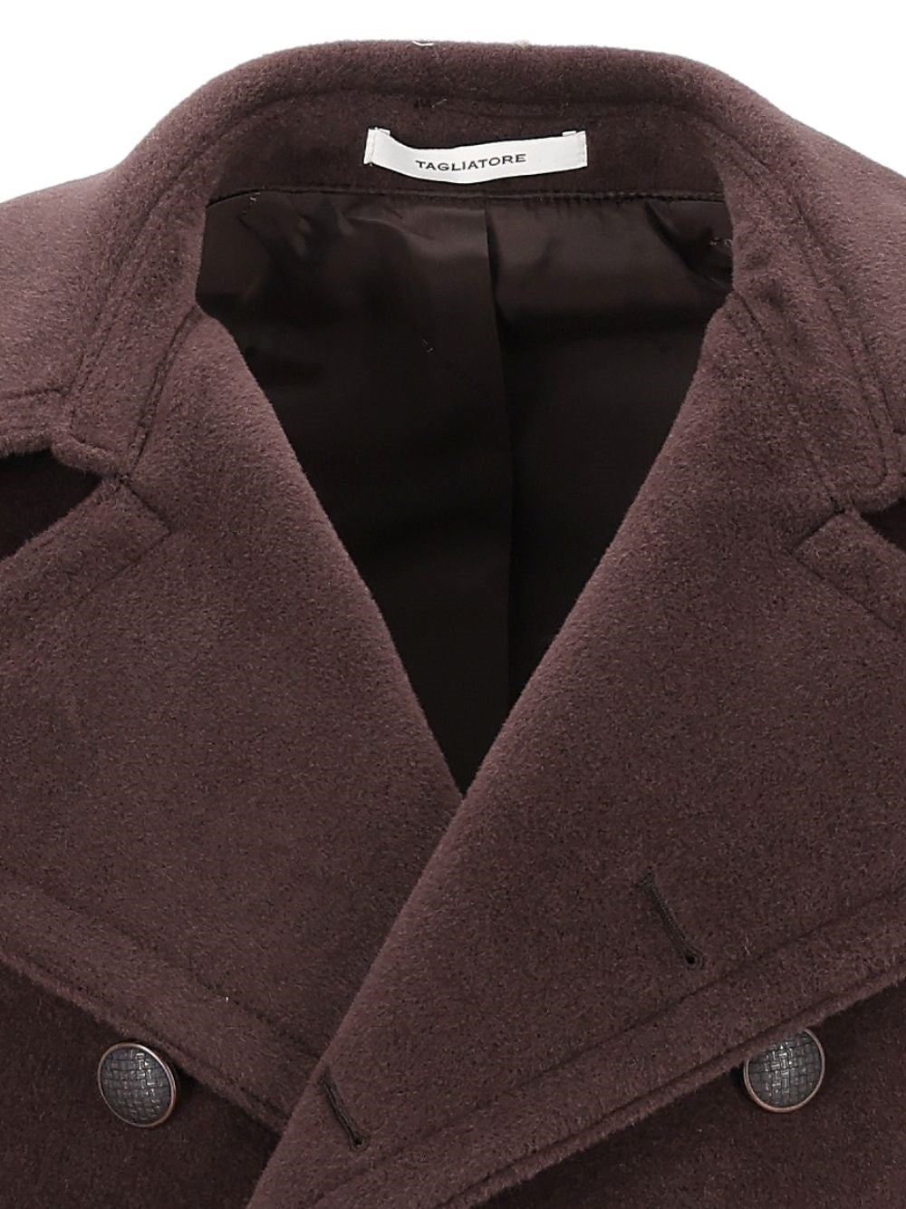 Tagliatore Tagliatore Men Double-Breasted Virgin Wool Coat