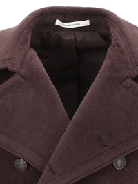 Tagliatore Tagliatore Men Double-Breasted Virgin Wool Coat