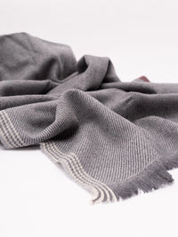 Brunello cucinelli Brunello Cucinelli Men Wool And Cashmere Diagonal Twill Scarf