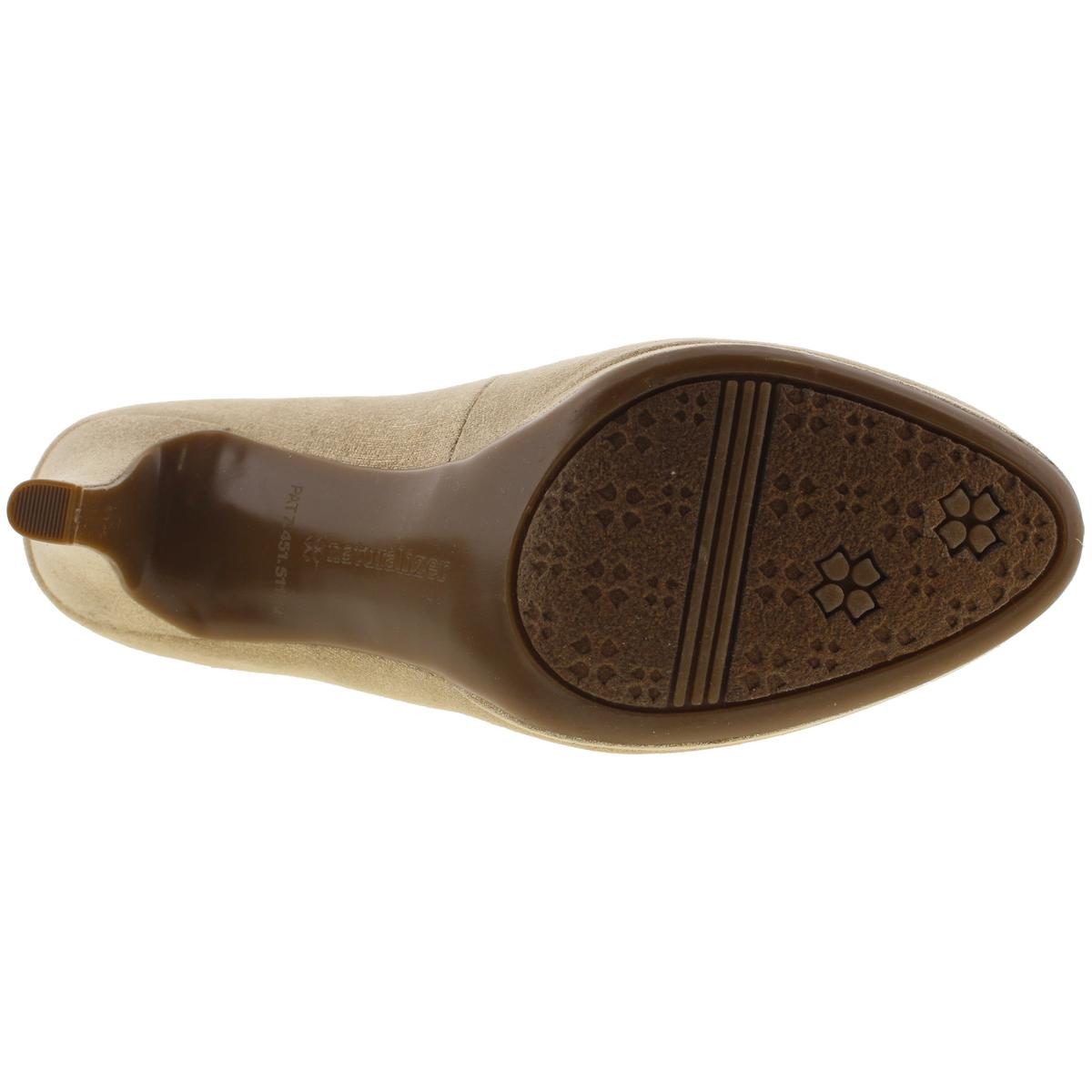 Michelle Womens Padded Insole Round Toe Pumps