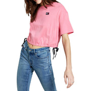 Womens Cotton Short Sleeves Cropped