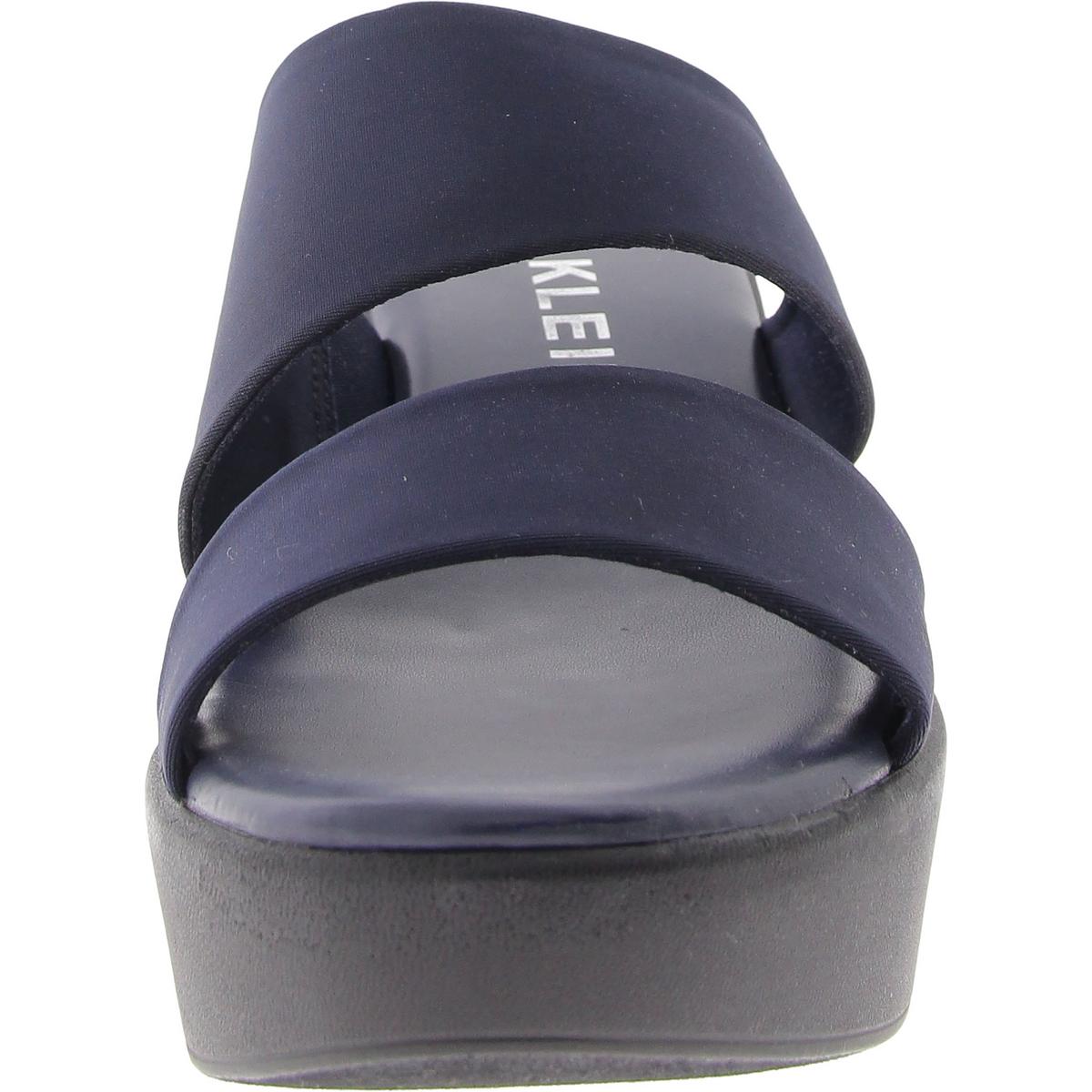 Womens Cushioned Footbed Slide Sandals