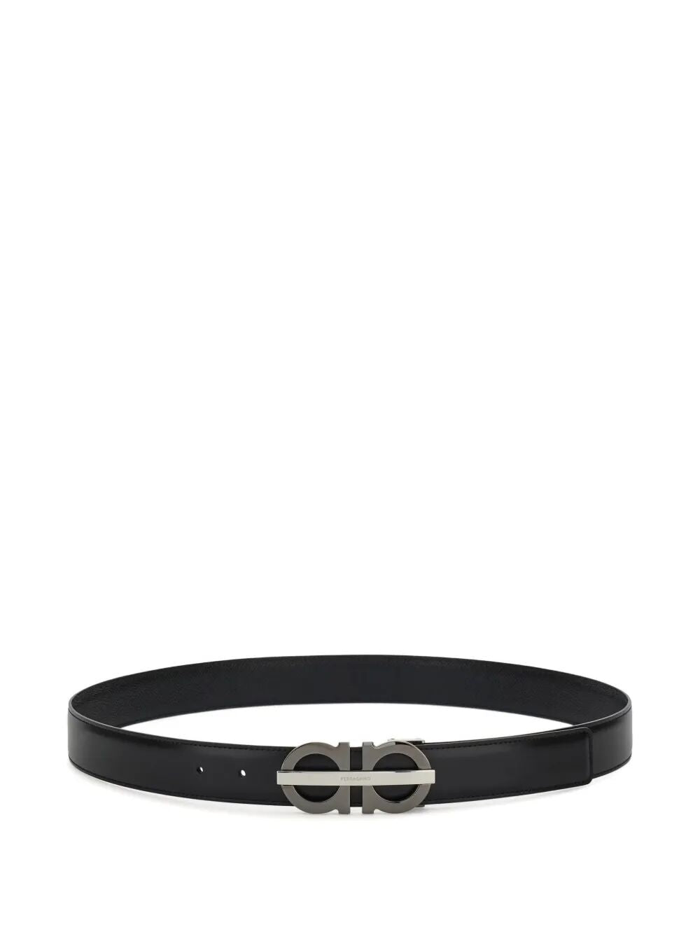 FERRAGAMO Ferragamo Men Gancini Smooth Leather Reversible Belt