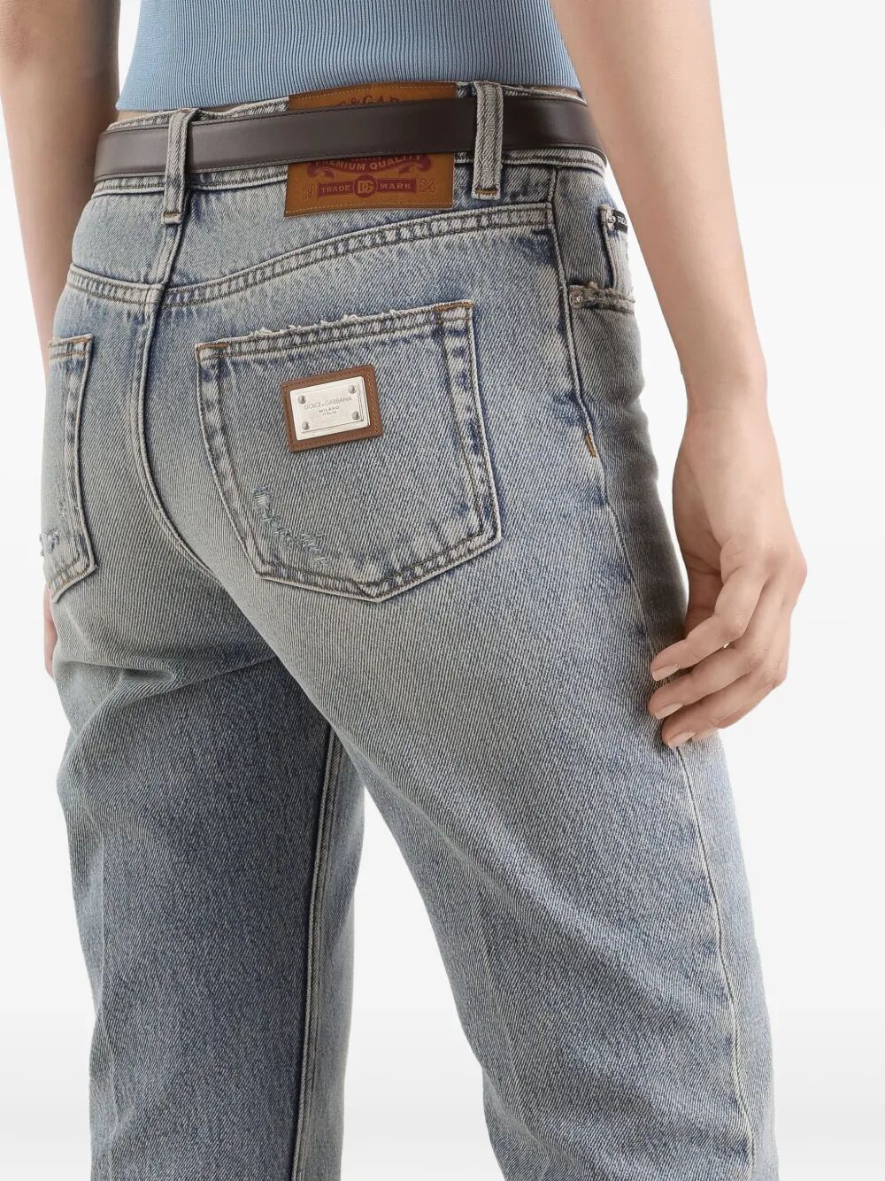 DOLCE & GABBANA Dolce & Gabbana Women 5-Pocket Denim Trousers