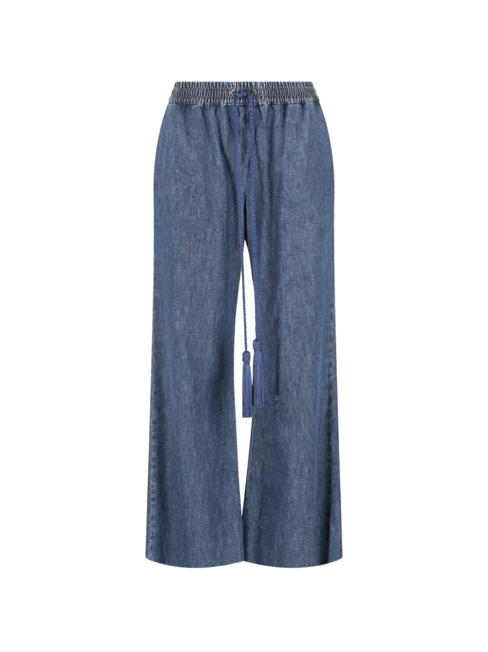 VALENTINO GARAVANI Valentino Garavani Women Tassel-Detail Wide-Leg Jeans