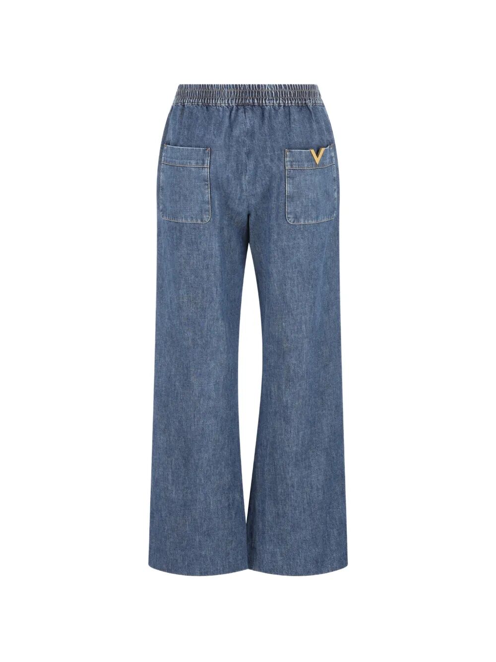 VALENTINO GARAVANI Tassel-Detail Wide-Leg Jeans Women