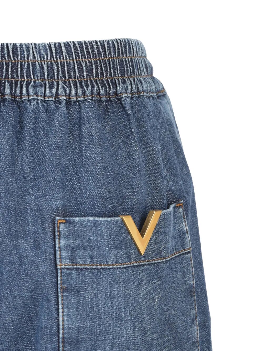 VALENTINO GARAVANI Valentino Garavani Women Tassel-Detail Wide-Leg Jeans