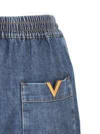 VALENTINO GARAVANI Valentino Garavani Women Tassel-Detail Wide-Leg Jeans