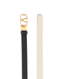 VALENTINO GARAVANI Valentino Garavani Women Reversible Vlogo Signature 20 Leather Belt