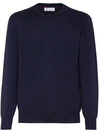 Brunello Cucinelli Men Lightweight Cotton Crewneck Sweater