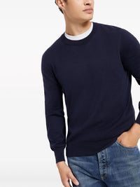 Brunello Cucinelli Men Lightweight Cotton Crewneck Sweater