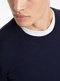 Brunello Cucinelli Men Lightweight Cotton Crewneck Sweater