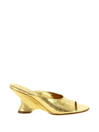 Dries Van Noten Women Open-Toe Leather Mules