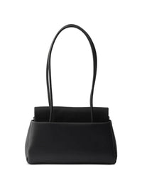 Prada Women Prada Passage Medium Leather Bag With Re-Nylon Flap