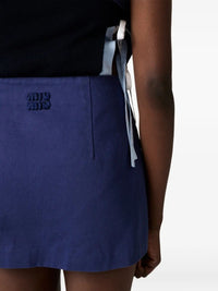 MIU MIU Miu Miu Women Garment-Dyed Gabardine Mini Dress