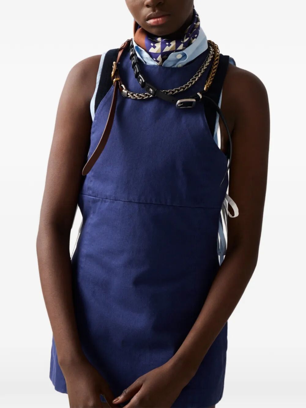 MIU MIU Miu Miu Women Garment-Dyed Gabardine Mini Dress