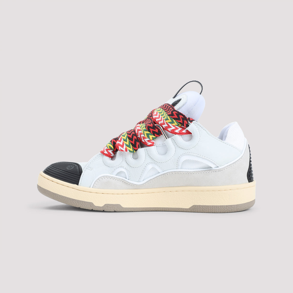 Lanvin Leather Curb Sneakers Unisex