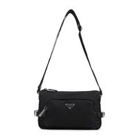 Prada Re-Nylon And Leather Shoulder Bag Men