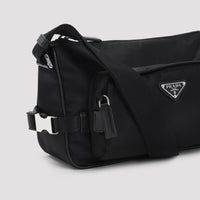 Prada Re-Nylon And Leather Shoulder Bag Men
