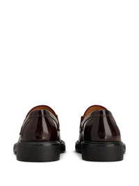 Tod's Women Leather Loafers With Metal Bar